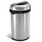 Simplehuman 16 gal Round Indoor Metal Can, Brushed, Stainless Steel, 18.5 in CW1468 - alternate 1
